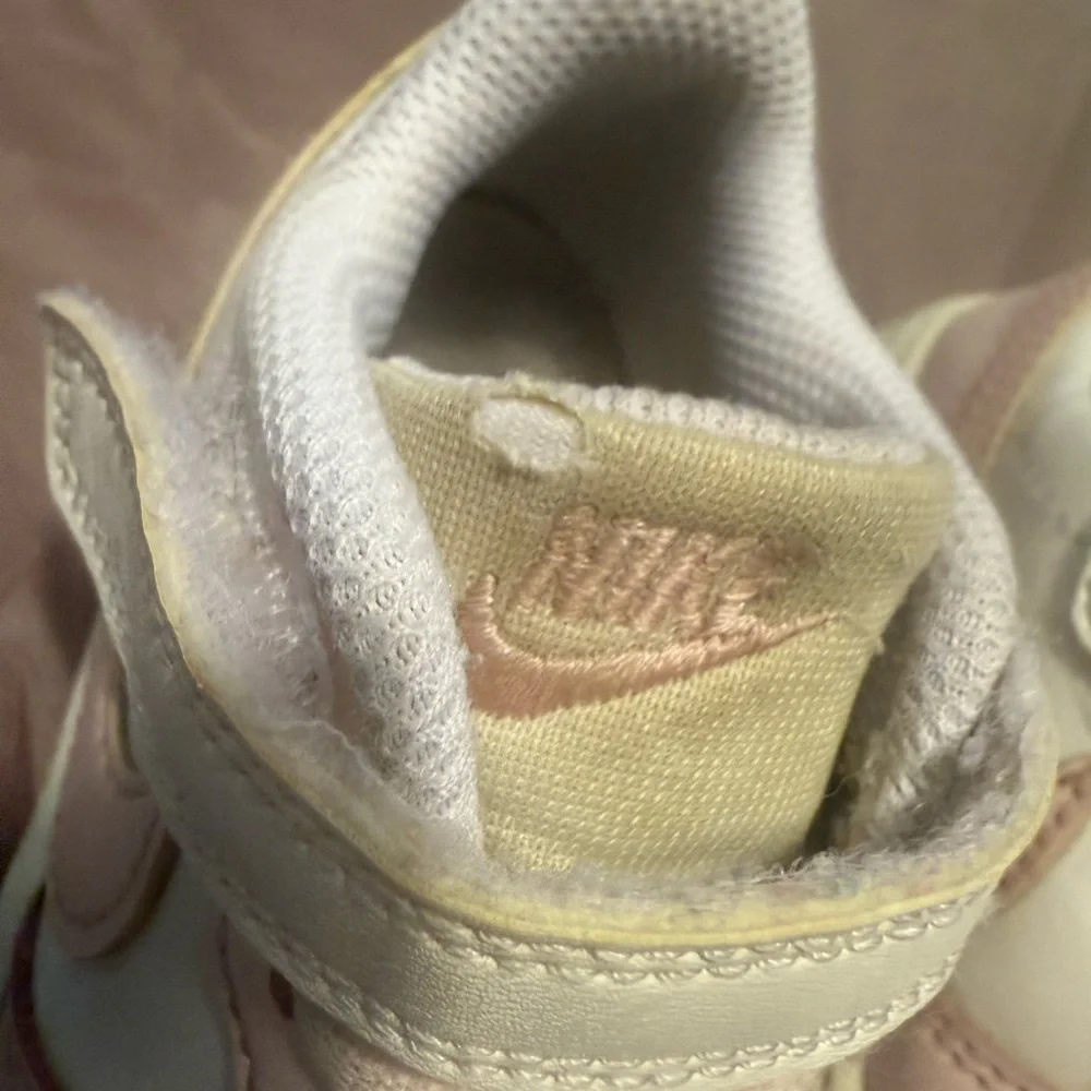 Nike Kids Light Pink White Baby Girl Size 6.5 Sneakers